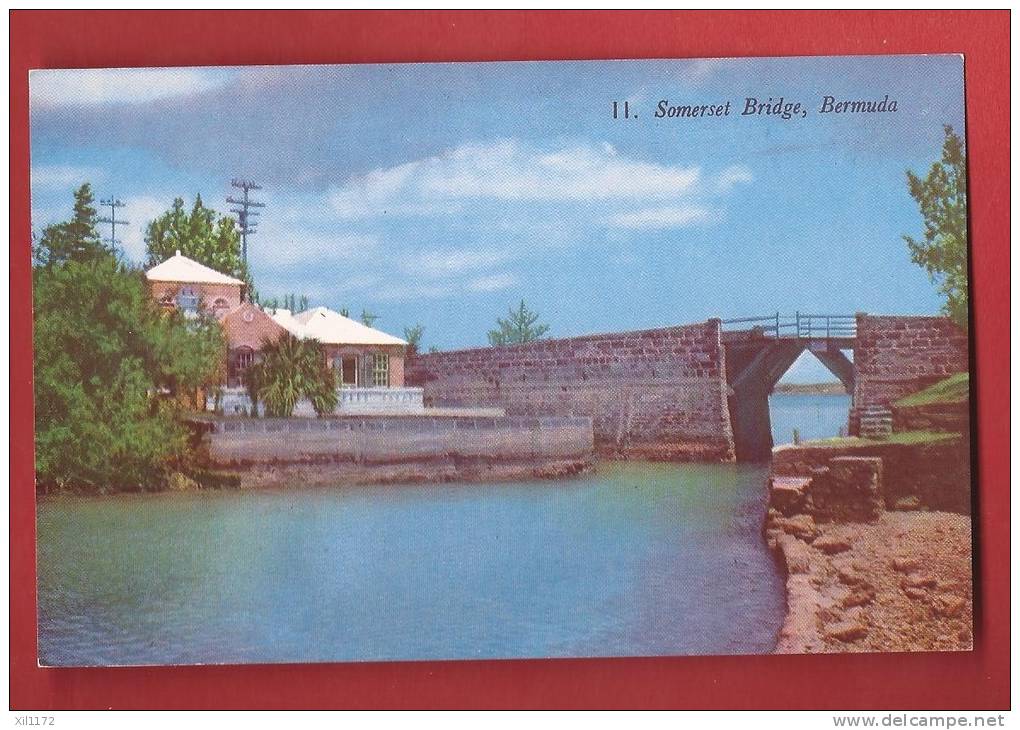P1060 Bermuda Bermudes Somers Islands, Somerset Bridge . Non Circulé. Gorham - Bermuda