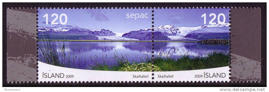 ICELAND/ISLAND 2009, SEPAC – Vatnajökull National Park  Set In Pair** - Nuevos