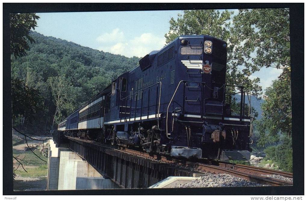 Z08 - The Potomac Eagle - Scenic West Virginia Rail Excursions - Unused Card Mary Jane MJ1054 J16465 - Trains