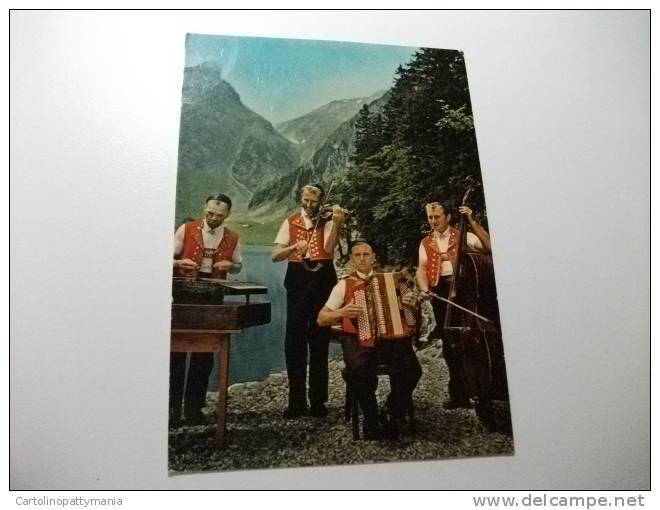 Fisarmonica Violino Etc Costumi Streichmusik Alpstein Dobler Josef Weissbad  Svizzera - Musik