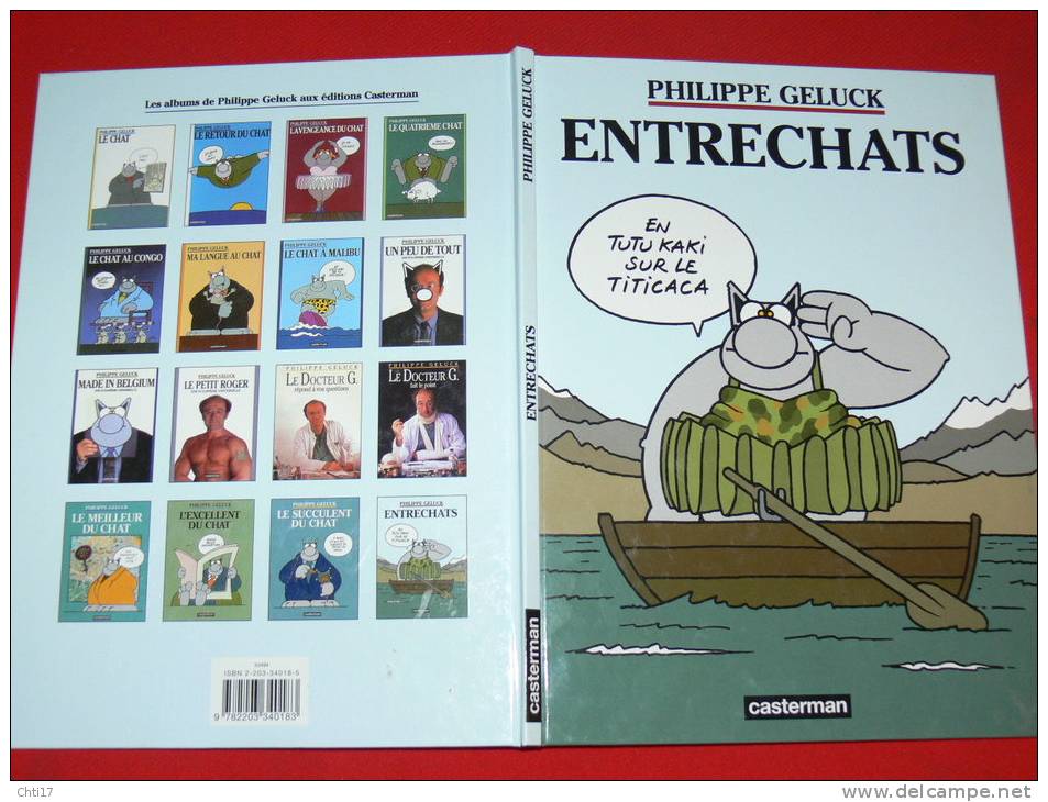 ENTRECHATS   PHILIPPE GELUCK EDITION CASTERMAN 1999 - Geluck