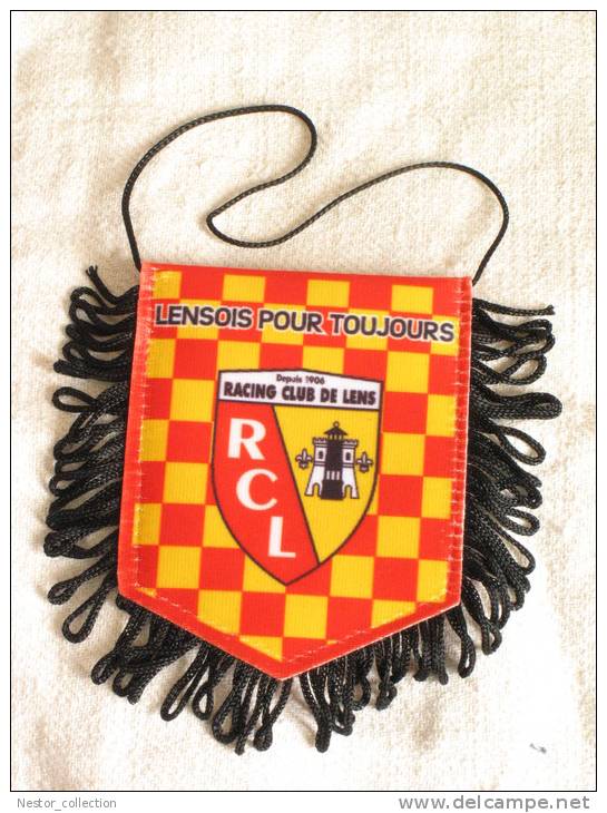 Fanion Lensois Pour Toujours Depuis 1906 Racing Club De Lens RCL - Bekleidung, Souvenirs Und Sonstige