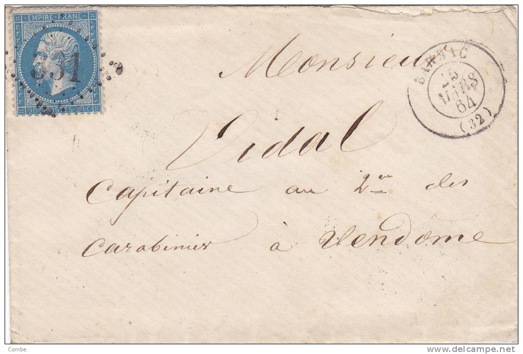 1864 BARSAC (32) Gironde GC 331, /1242 - 1849-1876: Klassik