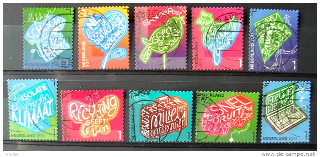 Millieu Zegels " Denk Groen, Doe Groen " - Used Stamps