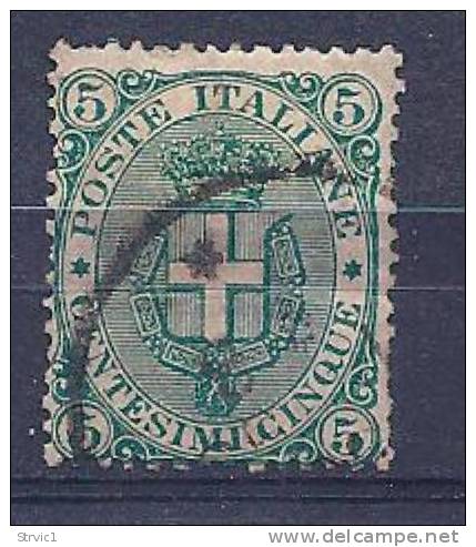 Italy, Scott # 67 Used Arms Of Savoy, 1891 - Used