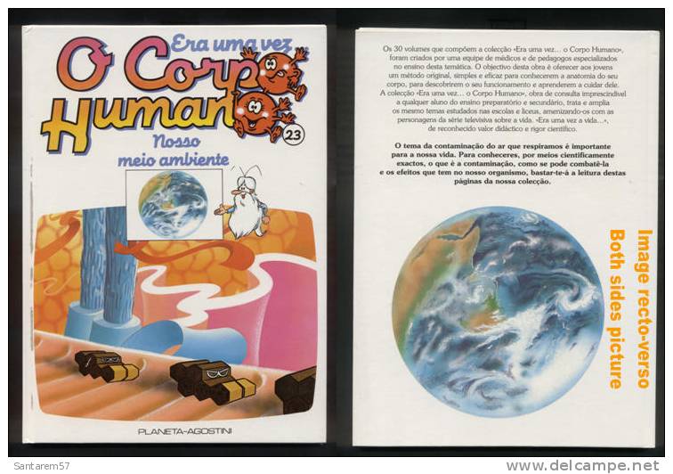 BD Livre Book Livro Era Uma Vez O Corpo Humano N° 23 Il était Une Fois O Nosso Meio Ambiente Notre Environnement - Cómics & Mangas (otros Lenguas)