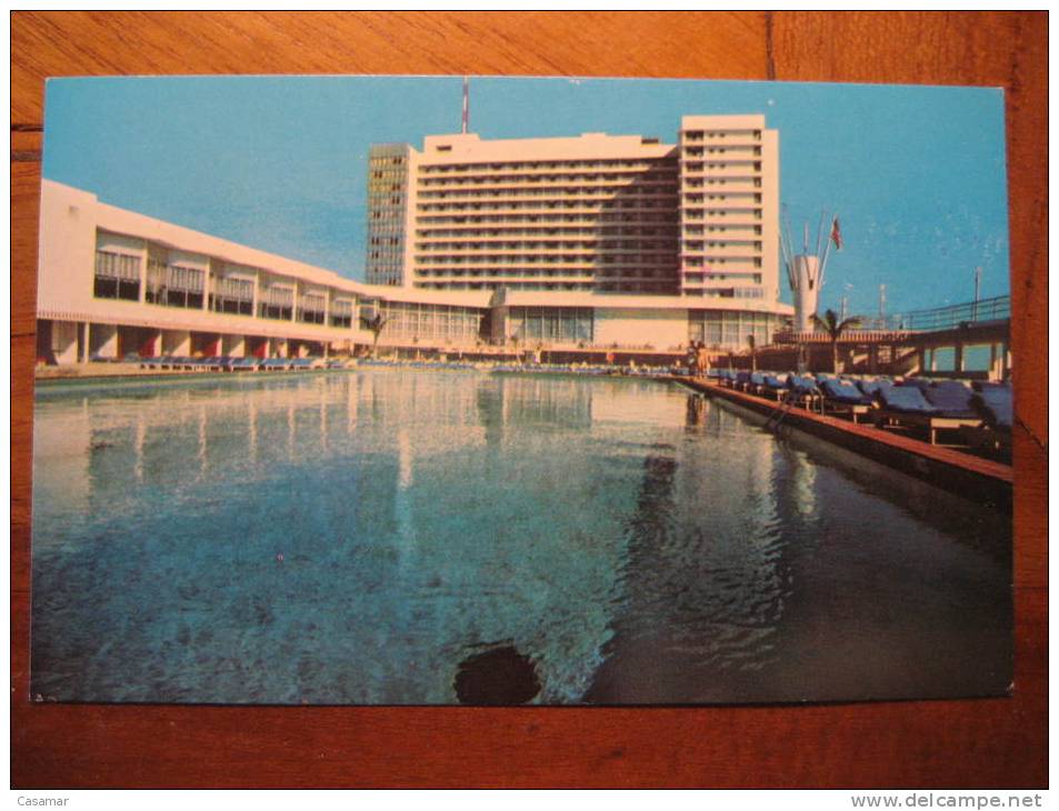 USA The Deauville Miami Beach Florida Motel Hotel Swimming Pool Natation Natacion Swimming-pool Piscina Schwimmen - Swimming