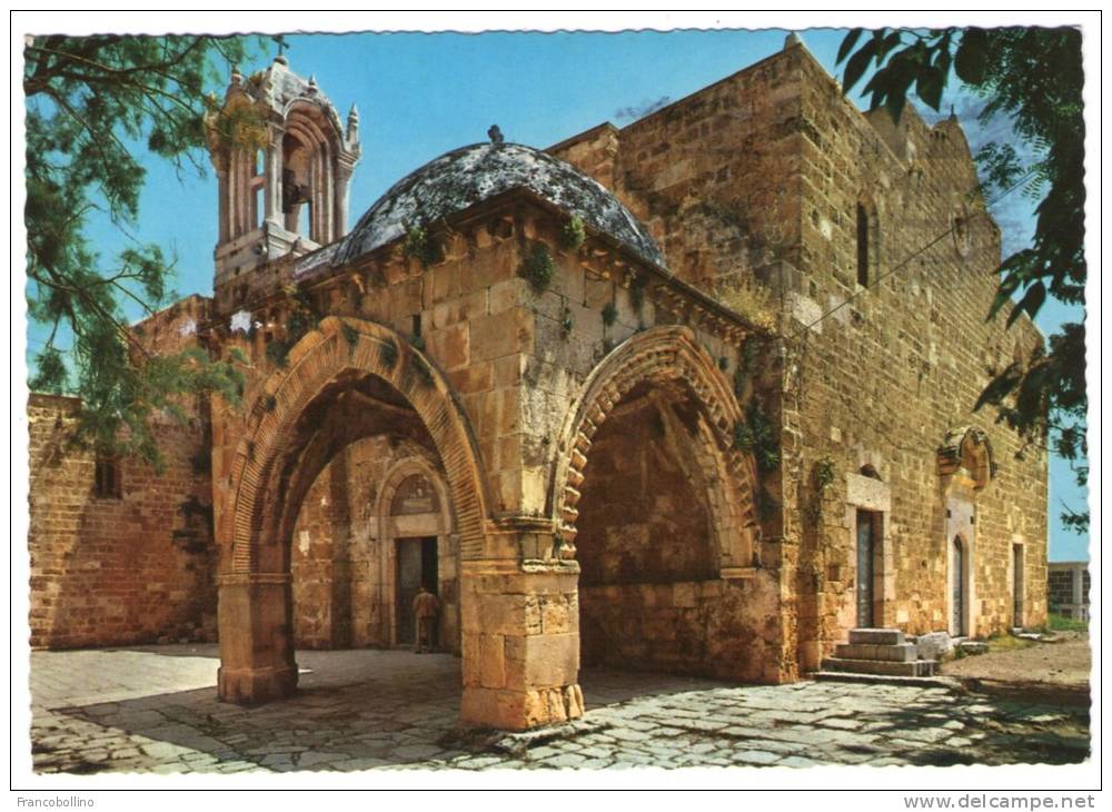 LIBAN/LEBANON - BYBLOS LE BAPTISTERE ET L'EGLISE / THEMATIC STAMP-FISH - Libano