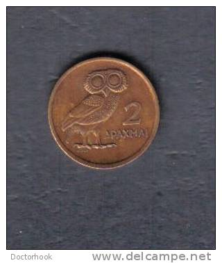 GREECE   2 DRACHMAS  1973  (KM # 108) - Griechenland