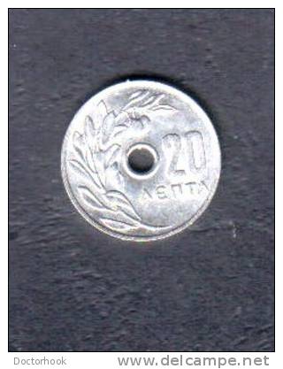 GREECE    20 LEPTAS  1969 (KM # 79) - Grecia