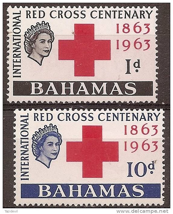 BAHAMAS  - MNH ** 1963 QE II International Red Cross Centenary. Scott 183-4 - Bahamas (1973-...)