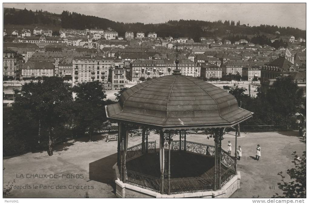 SUISSE -  LA CHAUX DE FONDS Depuis Le Parc Des Crétets (kiosque) - Le Crêt