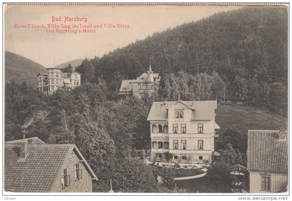 ALLEMAGNE -  BAD HARZBURG -  Non écrite  (scan Verso) - Bad Harzburg