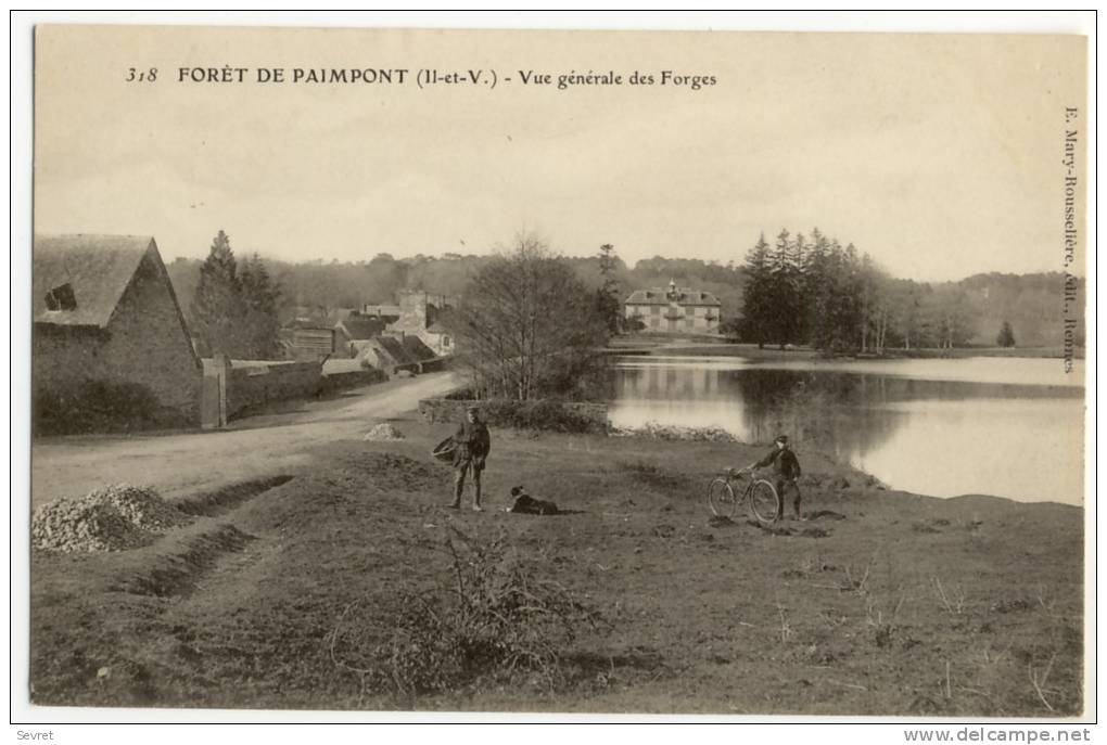 PAIMPONT. - Vue Générale Des Forges - Paimpont