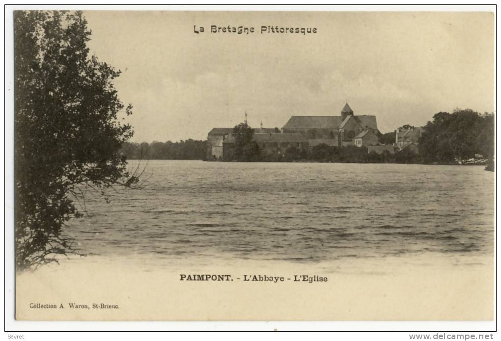 PAIMPONT. - L'Abbaye - L'Eglise - Paimpont