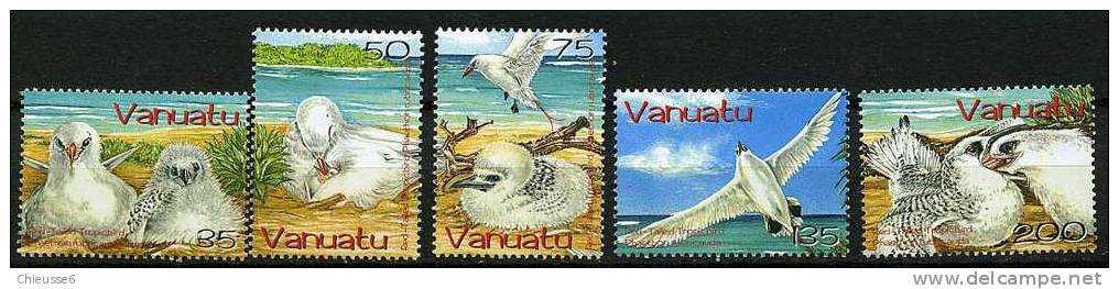 Vanuatu ** N° 1180 à 1184 - Oiseau : Phaéton à Brins Rouges - Vanuatu (1980-...)