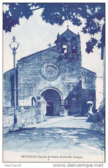 ESPAGNE BETANZOS IGLESIA DE SANTA MARIA DEL AZOGUE - Altri & Non Classificati