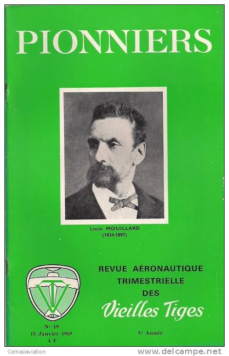 Louis Mouillard (1834-1897) Revue Aéronautique - Pionniers - Vieilles Tiges - Vliegtuig