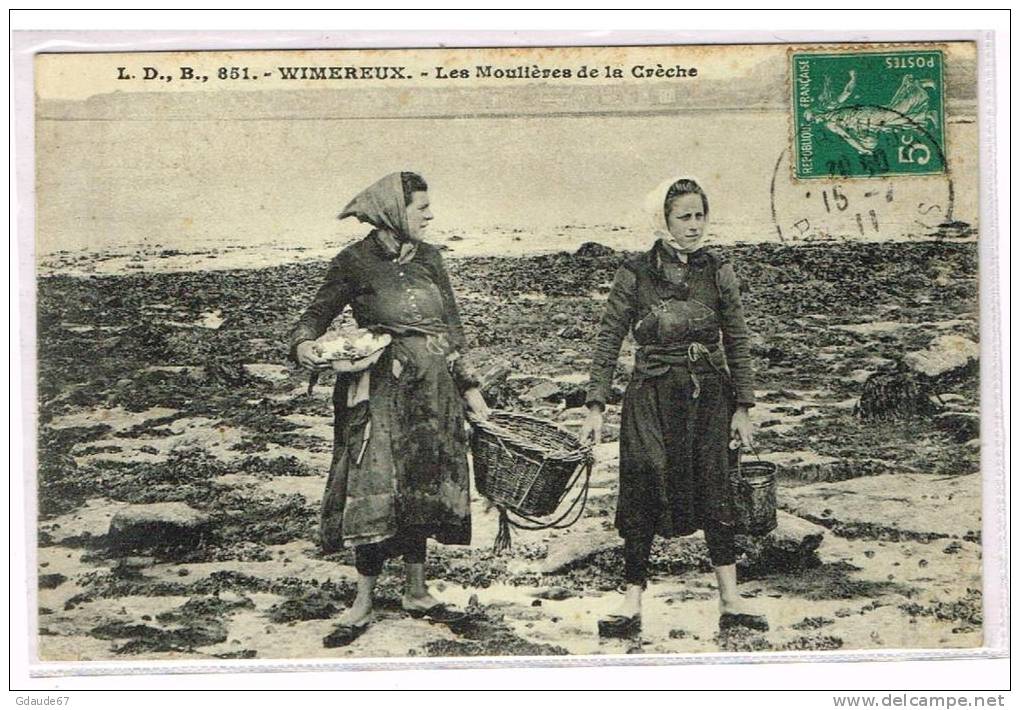 WIMEREUX (PAS DE CALAIS) - CPA - LES MOULIERES DE LA CRECHE - Autres & Non Classés