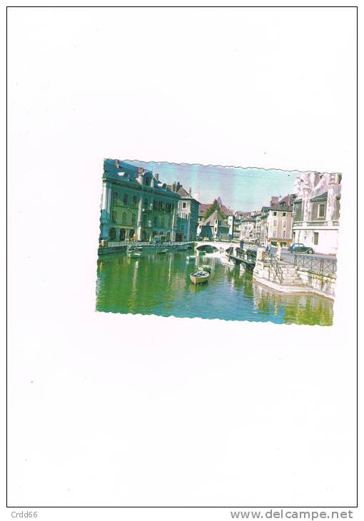 Cpsm Annecy Quai De La Tournette Et Palais De L'isle - Annecy