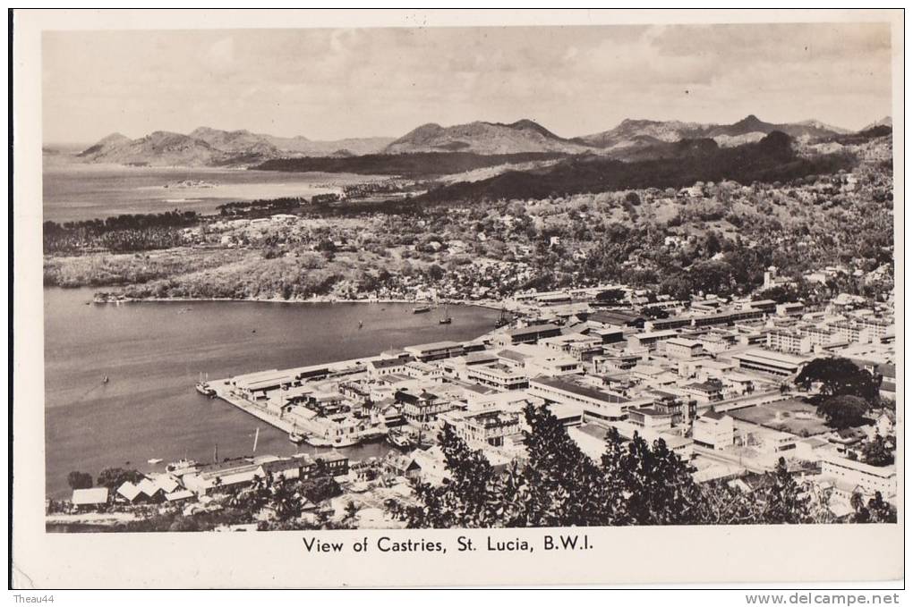 ¤¤  -  SAINTE-LUCIE  -  View Of CASTRIES  -  ¤¤ - St. Lucia
