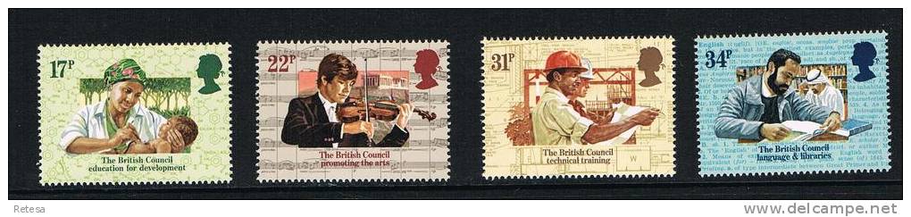 GREAT BRITAIN   BRITISH  COUNSIL  1984 ** - Unused Stamps