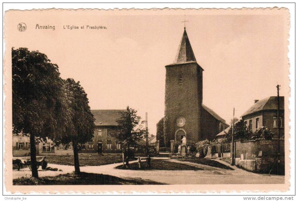 Anvaing, L'Eglise Et Presbytère (pk5217) - Frasnes-lez-Anvaing