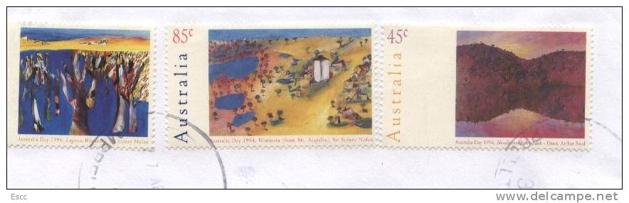 Mailed Cover With Stamps  From  Australia - Lettres & Documents