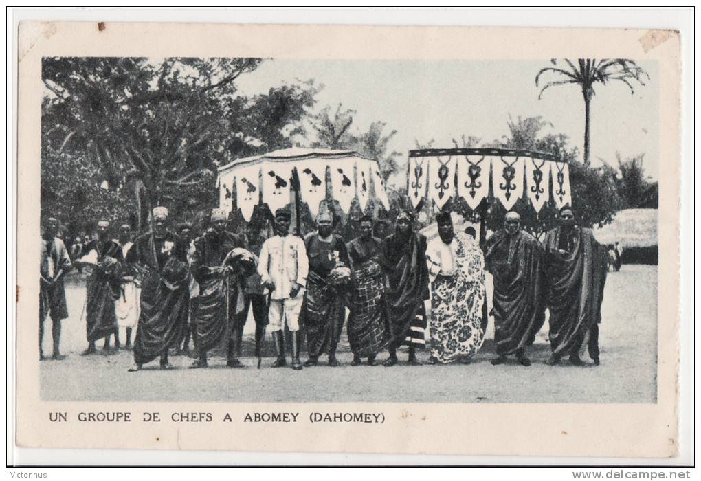 DAHOMEY, ABOMEY, Un Groupe De Chefs - Dahomey