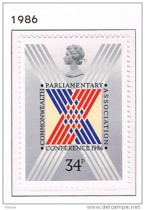 GREAT BRITAIN  COMMONWEALTH  CONFERENCE   1986 ** - Unused Stamps