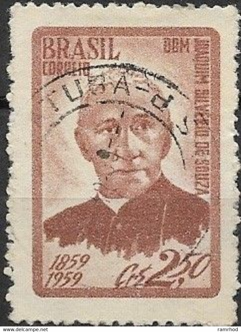 BRAZIL 1959 Birth Cent Of Archbishop Of Diamantina - 2cr50 Dom J S De Souza (1st Archbishop) FU - Oblitérés