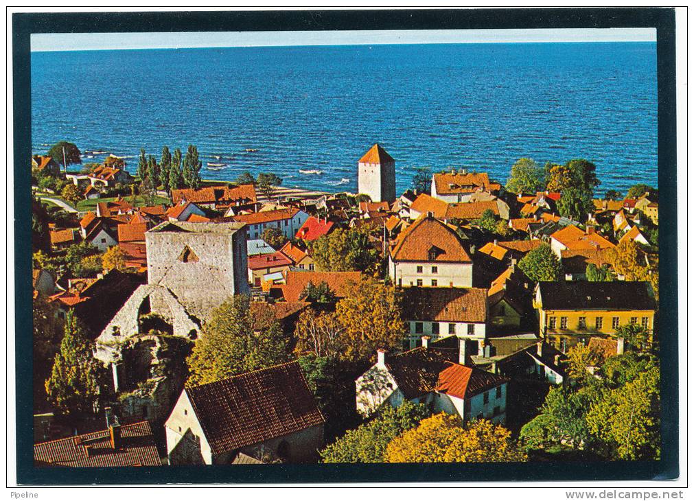 Sweden Postcard View Friom The Dom Tower Sent To Denmark 19-4-1993 - Suède