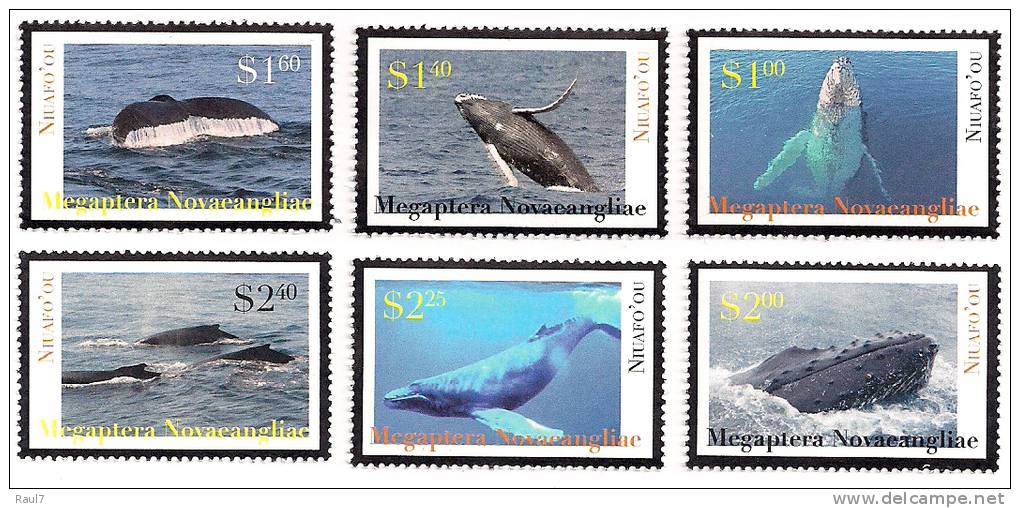 NIUAFO'OU // 2011 - Baleines - 6v Neufs // Mnh - Tonga (1970-...)