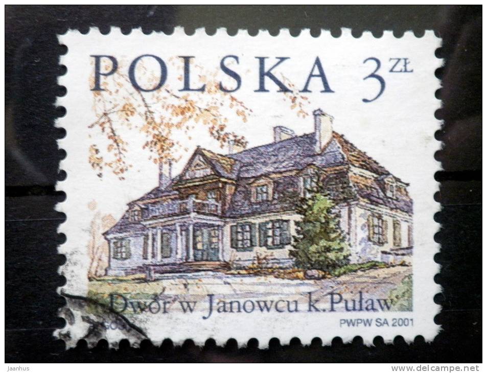 Poland - 2001 - Mi.nr.3882 - Used - Polish Manors - Janowiec At Pulawy - Definitives - Usados