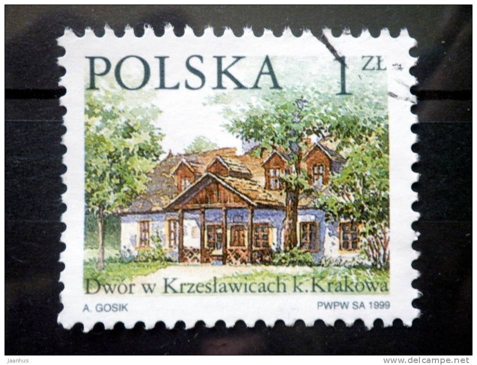 Poland - 1999 - Mi.nr.3773 - Used - Polish Manors - Estate In Krzeslawice In Krakow - Definitives - Oblitérés