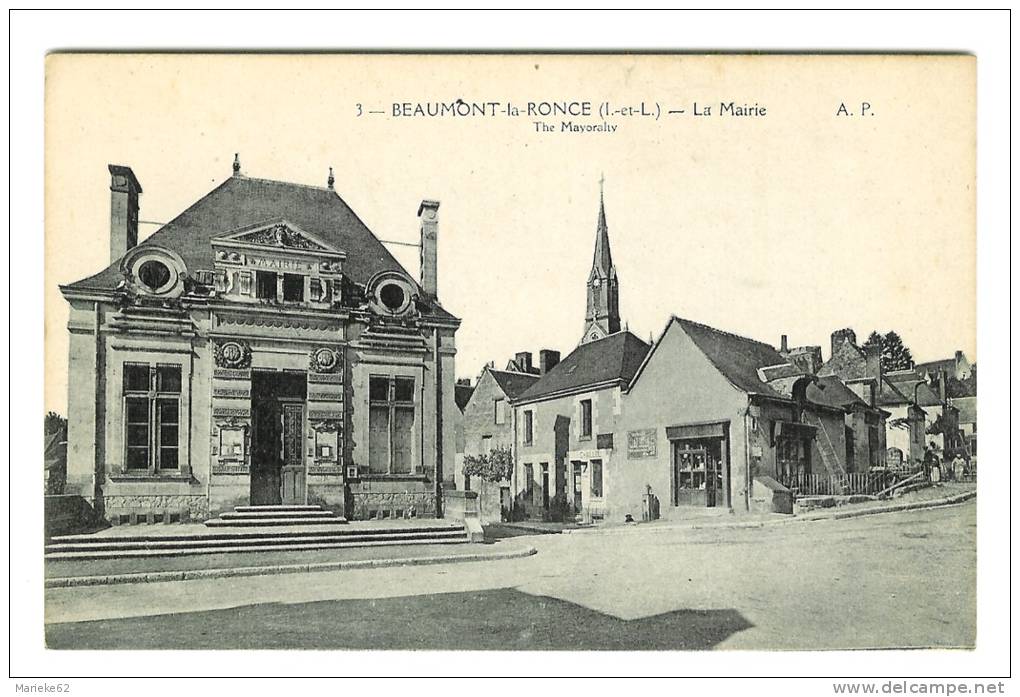 Beaumont-La-Ronce -(Indre-et-Loire) - La Mairie - - Beaumont-la-Ronce