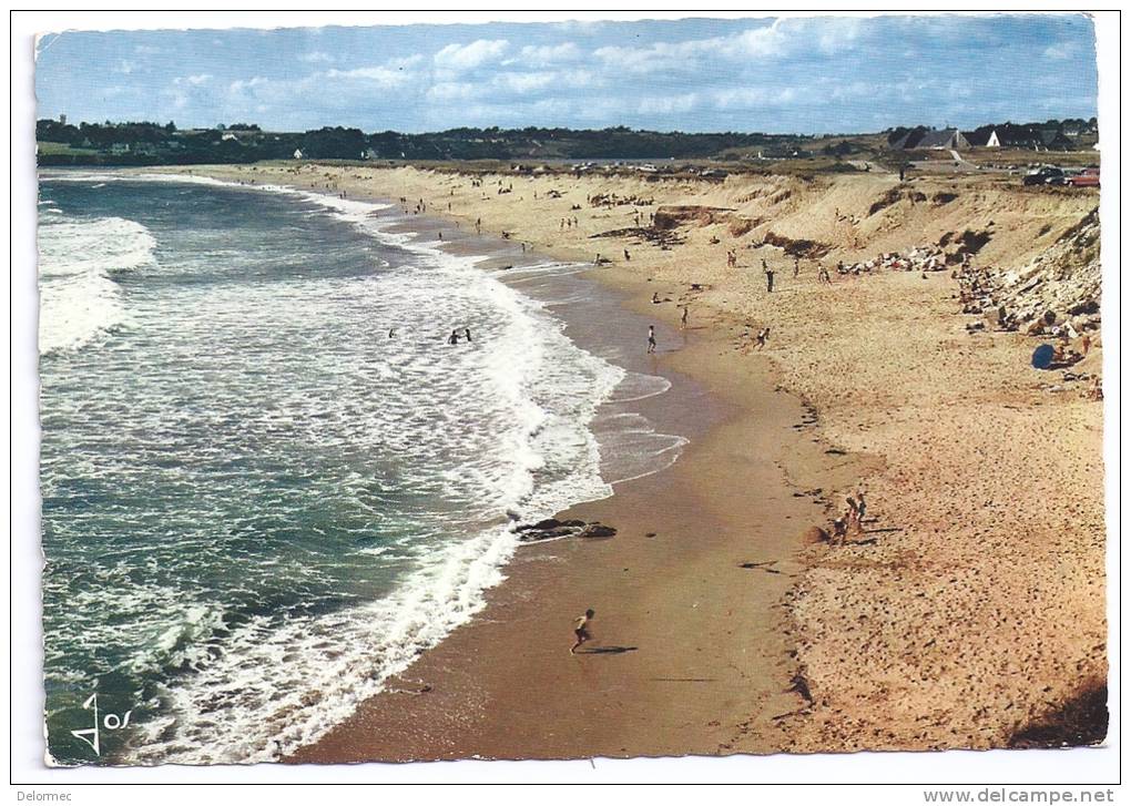 CPSM Mexichrome Guidel 56 Morbihan Grande Plage Devant Le VVF édit Jos Le Doaré Châteaulin N° MX 5 277 écrite 1967 - Guidel