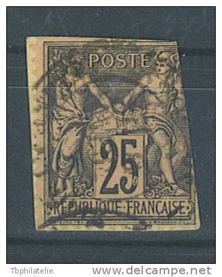 VEND TIMBRE DE FRANCE N° 97 , ANNEAU DE LUNE DANS LE " 5 " !!!! - 1876-1898 Sage (Type II)