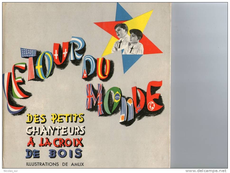 LE TOUR DU MONDE DES PETITS CHANTEURS A LA CROIX DE BOIS  1955 - Vide