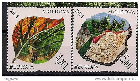 2011  Moldawien Moldova  Mi. 749-750 **MNH  Europa - 2011