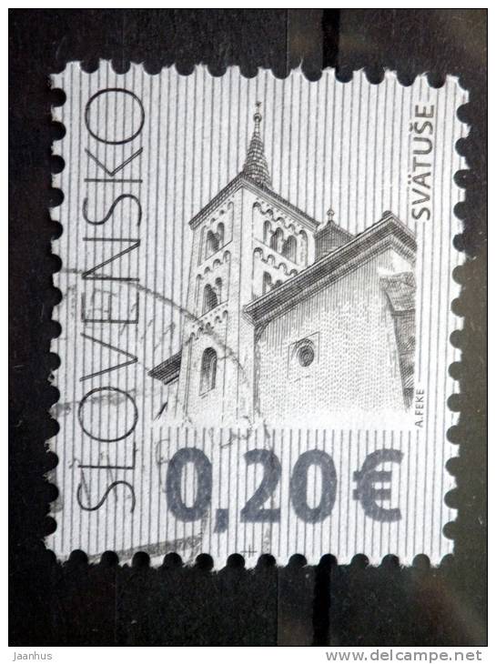 Slovakia - 2009 - Mi.nr.601 - Used - Heritage - Church Of Svätuše - Definitives - Usati