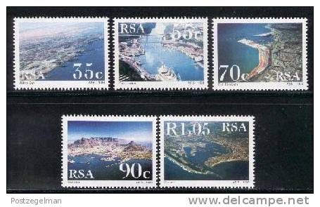 SOUTH AFRICA 1993 Mint Never Hinged Stamp(s) Harbours 859-863 #3620 - Ungebraucht