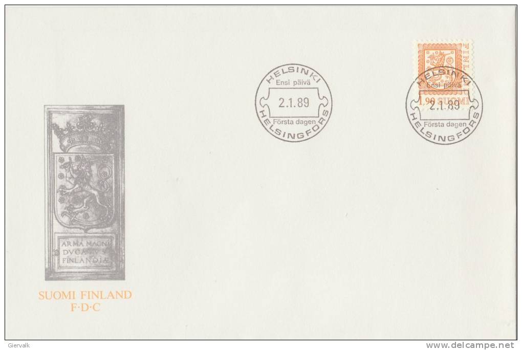 FINLAND 1989 FDC. - FDC