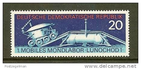 D.D.R. 1971 MNH Stamp(s) LUNOCHOD 1659 - Unused Stamps