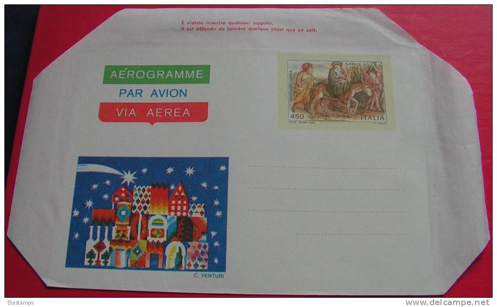 ==ITALIA   Aeorogramme - Airmail