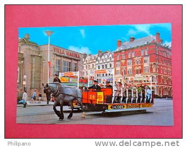 Horse Tram  Douglas Isle Of Man  Early Chrome ==   = Ref 555 - Isla De Man