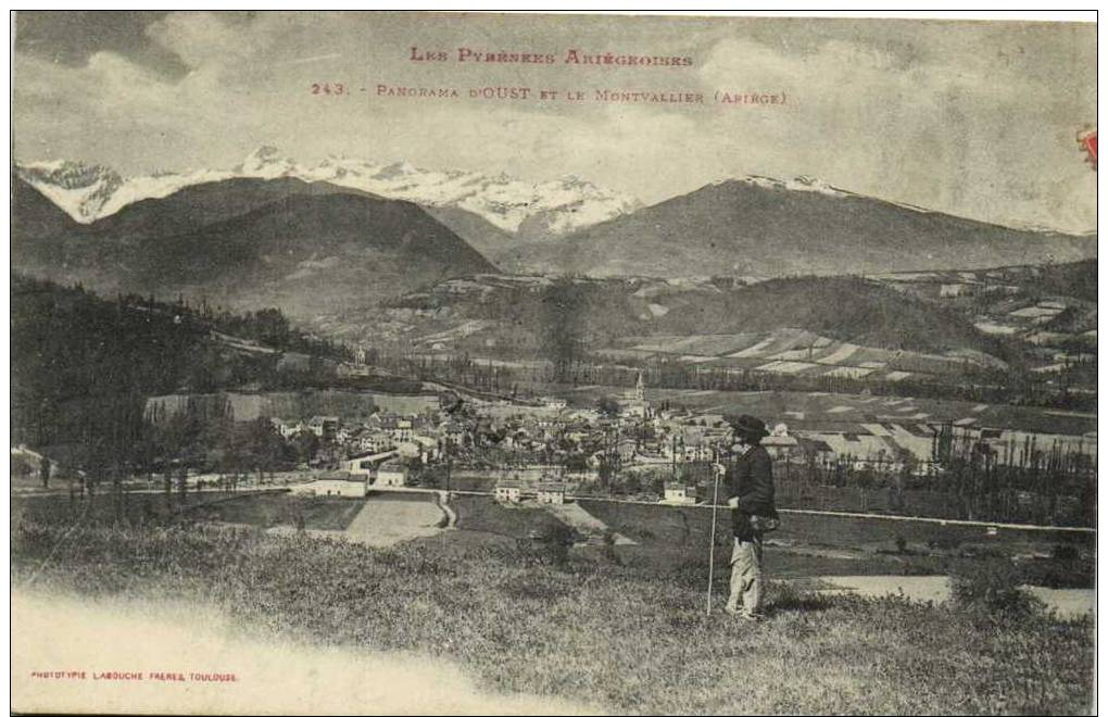 Panorama D'Oust Et Du Montvallier   Recto Verso - Other & Unclassified