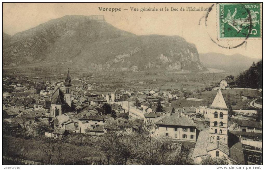 CPA VOREPPE (Isère) - Vue Générale Et Le Bec De L'Echaillon - Voreppe