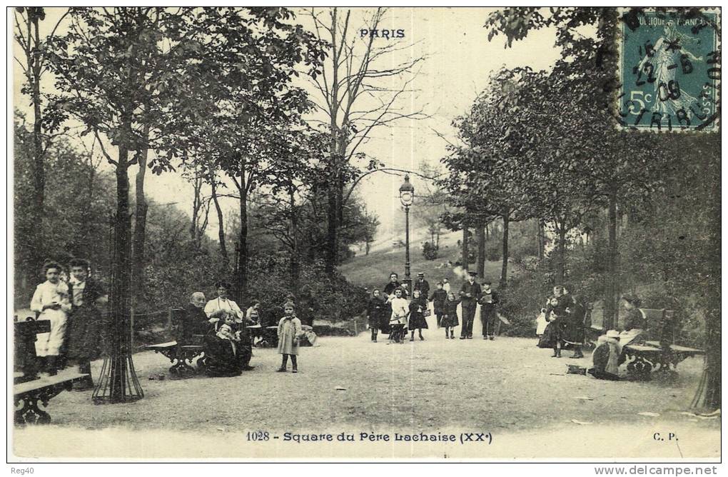 D75 - SQUARE DU PERE LACHAISE - District 20