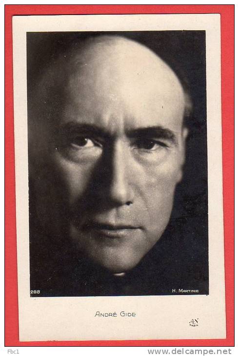 Litterature - CPA: André Gide - Schriftsteller